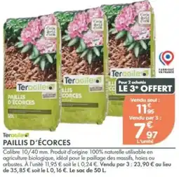 Point Vert Paillis d'écorces offre