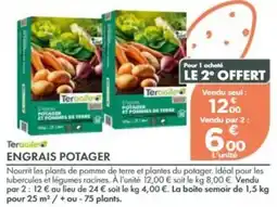 Point Vert Teraoile Engrais potager offre