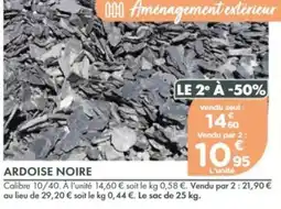 Point Vert ARDOISE NOIRE offre