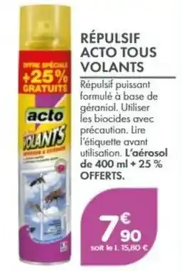 Point Vert Acto Répulsif tous volants offre