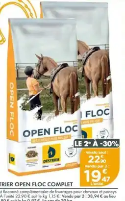 Point Vert DESTRIER OPEN FLOC COMPLET offre
