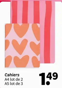 Wibra Cahiers offre