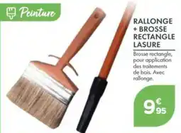 Point Vert RALLONGE + BROSSE RECTANGLE LASURE offre