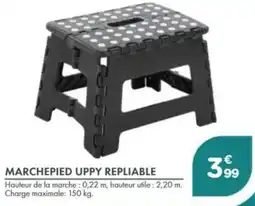Point Vert UPPY MARCHÉPIED REPLIABLE offre