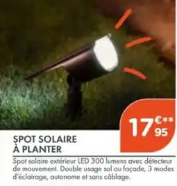 Point Vert SPOT SOLAIRE À PLANTER offre