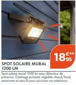 Point Vert SPOT SOLAIRE MURAL offre