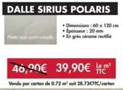 Point Vert SIRIUS POLARIS Dalle offre