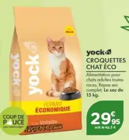 Point Vert yock CROQUETTES CHAT ÉCO offre