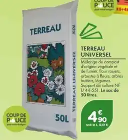 Point Vert TERREAU UNIVERSEL offre
