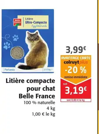 Colruyt Litière Compacte Pour Chat offre