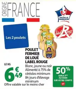 Auchan Loué Poulet fermier offre