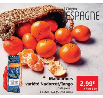 Colruyt Mandarines offre