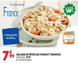Auchan My For Fêtes Salade de pâtes au thon et tomates offre