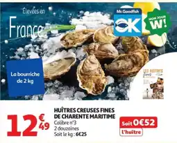 Auchan Mr. Goodfish Huîtres creuses fines offre