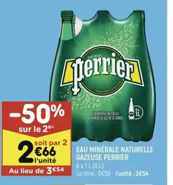Leader Price Eau Minérale Naturelle offre
