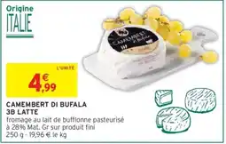 Intermarché CAMEMBERT DI BUFALA offre