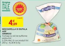 Intermarché AMBROSI Mozzarella di Bufala offre