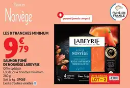 Auchan LABEYRIE SAUMON NORVÈGE offre