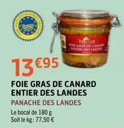 E.Leclerc PANACHE DES LANDES FOIE GRAS DE CANARD offre