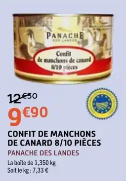 E.Leclerc PANACHE DES LANDES Confit de manchons de canard offre