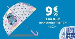 Centrakor Parapluie transparent stitch offre