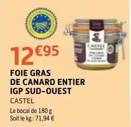 E.Leclerc CASTEL Foie gras de canard entier offre