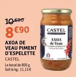E.Leclerc CASTEL AXOA DE VEAU PIMENT D'ESPELETTE offre
