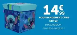 Centrakor STITCH POUF RANGEMENT CUBE offre