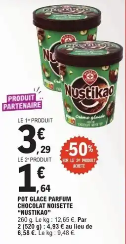 E.Leclerc Nustikao Crème glacée offre