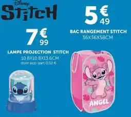 Centrakor Disney Stitch Lampe projection Stitch offre