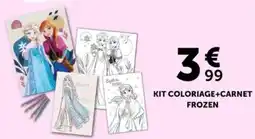 Centrakor Frozen kit coloriage+carnet offre