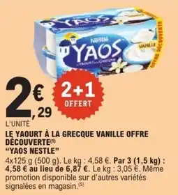 E.Leclerc YAOS NESTLE offre