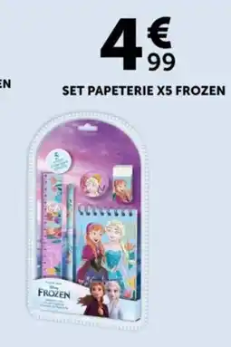 Centrakor Frozen set papeterie x5 offre