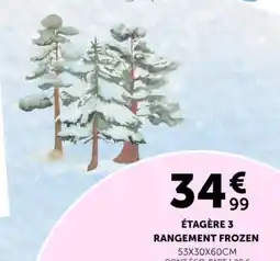 Centrakor Frozen Étagère 3 rangement offre