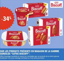 E.Leclerc Lotus Biscoff Sur les produits présents en magasin de la gamme surgelée offre