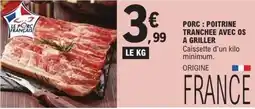 E.Leclerc Le Porc Français Poitrine offre