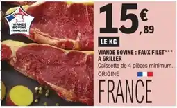 E.Leclerc Viande Bovine : Faux Filet*** offre