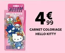 Centrakor Hello kitty carnet coloriage offre
