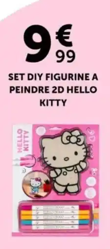 Centrakor Hello kitty set diy figurine a peindre 2d offre