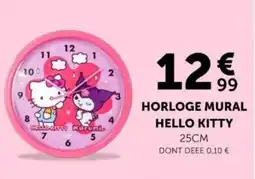 Centrakor Hello kitty horloge mural offre