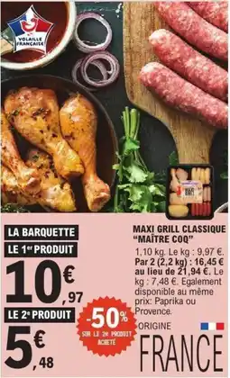 E.Leclerc MAÎTRE COQ offre