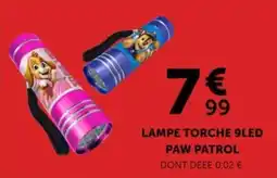 Centrakor PAW PATROL LAMPE TORCHE 9LED offre