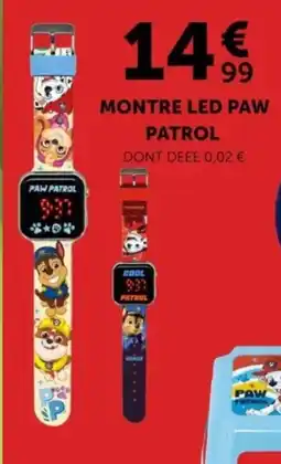 Centrakor PAW PATROL MONTRE LED offre