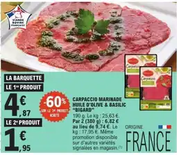 E.Leclerc BIGARD Carpaccio offre