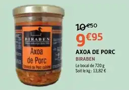 E.Leclerc BIRABEN Axoa de Porc offre