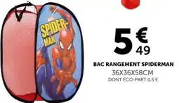 Centrakor SPIDER-MAN BAC RANGEMENT offre