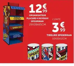 Centrakor SPIDER-MAN ORGANISATEUR offre
