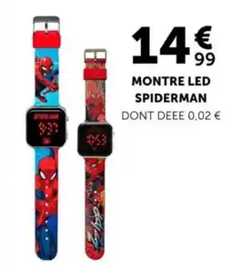 Centrakor SPIDERMAN MONTRE LED offre