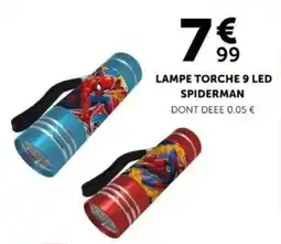 Centrakor SPIDERMAN LAMPE TORCHE 9 LED offre