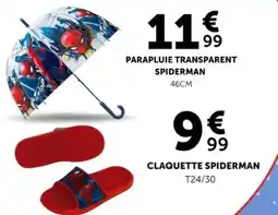 Centrakor SPIDERMAN PARAPLUIE TRANSPARENT offre